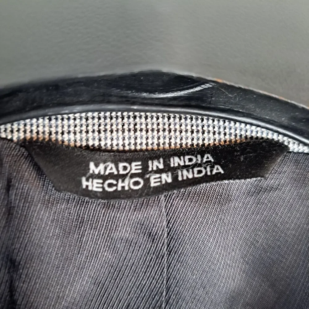Stafford Blazer Mens 40R‎ White Black Silk Wool Pattern Business Jacket